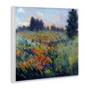 Stupell Industries Flower Meadow Landscape Wall Plaque Art, 12" x 12" - 2 of 4