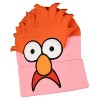Disney The Muppets Beaker Beanie 3D Character Face Knit Beanie Hat Skull Cap - 3 of 4