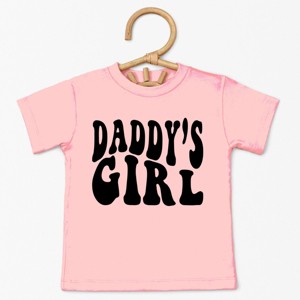 The Juniper Shop Daddy's Girl Wavy Toddler Short Sleeve Tee - 1 of 4
