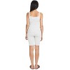 Memoi Women's Organic Cotton Seamless Ribbed Lace Camisole - 3 of 4