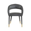 Meridian Furniture,Destiny Vegan Leather Dining Chair - 3 of 4