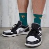 NFL Jacksonville Jaguars Around the Bend Quarter Socks: Cushioned Heel & Toe, Adult Large - 3 of 3