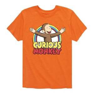Boys' - Curious George - Classic Cartoons Short Sleeve Graphic T-Shirt - 1 of 4