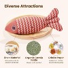 Potaroma Cat Toys Fish, 3 Pcs Crinkle Sound Catnip Toys Soft Linen - 2 of 3