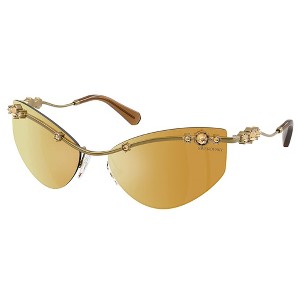 Swarovski SK 7039 40427P Womens Irregular Sunglasses Gold 61mm - 1 of 3
