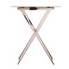 Milton Folding Tray Table Champagne - Aiden Lane