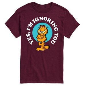 Men's - Garfield - Ignoring You Short Sleeve Graphic T-Shirt - 1 of 4