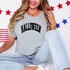Simply Sage Market Varsity Halloween Short Sleeve Tee - XS - Heather Grey - 3 of 4