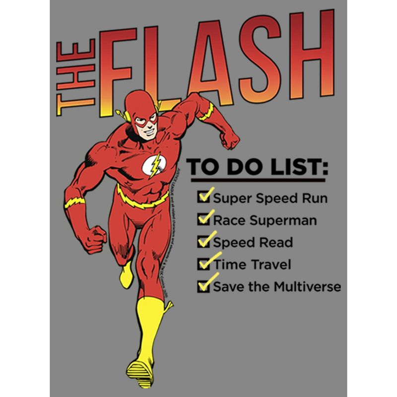 Boy's Justice League Flash To Do List Performance Tee, 2 of 5
