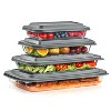 Sorbus Glass Meal Prep Containers with Airtight Lids - 2 of 4