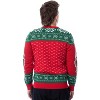 Seven Times Six ELF Movie Men's Son of a Nutcracker Ugly Christmas Sweater Knit Pullover Red - 4 of 4