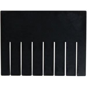 Quantum Storage Systems Short Divider, Conductive, For Use With Dg92080Co, Black (Pack Of 6), Made In Usa - 1 of 1