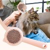 BABYYER Pet Hair Cleaner Brush, for Effortless Fur Removal, For Dog Cat Remove Tangled Hairs Massages Brush Pets Hair sCleaning Comb Pets Accessories - 3 of 4