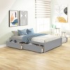 RISOKEYS Full Size Wood Platform Bed Frame,Platform Bed with Storage for Kids Teens and Adults - 4 of 4