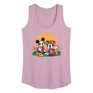 Women's - Disney - Mickey & Friends Graphic Racerback Tank - 1 of 4