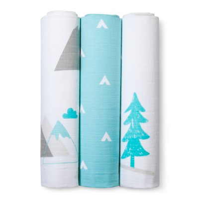 target cloud island muslin blankets