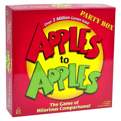 Apples To Apples Party Box The Game Of Hilarious Comparisons Family Edition Target