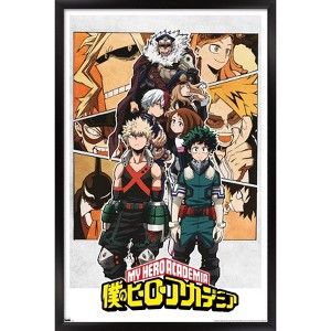 Trends International My Hero Academia - Characters Framed Wall Poster Prints - 1 of 4