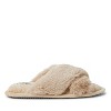Dearfoams Women's Jessica Furry Crossband Slide Slipper - 3 of 4