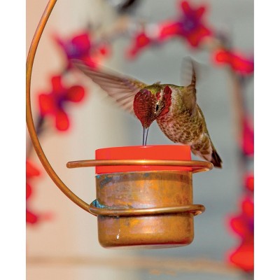 Copper Hummingbird Feeder - COPPER HUMMINGBIRD