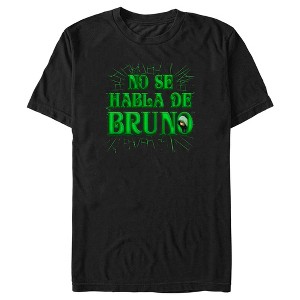 Men's Encanto No Se Habla De Bruno Green Text T-Shirt - 1 of 4