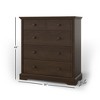 Child Craft Universal Select 4 Drawer Dresser for Nursery or Bedroom, Plenty of Storage, Anti-Tip Kit Included to Prevent Tipping, Baby Safe Finish - 3 of 4