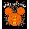Men's Mickey & Friends Halloween Mouse-O'-Lantern Pull Over Hoodie - 2 of 4