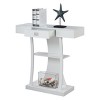 Newport 1 Drawer Harri Console Table with Shelves - Breighton Home - image 3 of 3