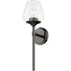 Livex Lighting Willow 1 - Light Vanity in  Black Chrome - 3 of 4