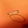 Pure Collection by Ross-Simons 0.33-0.30 ct. t.w. Ruby Eternity Band in 14kt Yellow Gold - 3 of 4