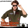 grinderPUNCH - Big XL Wide Frame Extra Large Aviator Sunglasses Oversized 148mm Black - 3 of 4