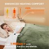 Bedsure Heated Blanket - Fast Heating Electric Blanket Soft Flannel Heated Throw Warm Gifts for Family - 3 of 4