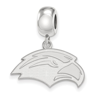 Black Bow Jewelry Sterling Silver Southern Mississippi Golden Eagles NCAA Bead Charm
