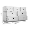 43" Wood 7-Drawer Farm Door Chest of Drawers with Versatile Use, and Easy Assembly - 4 of 4