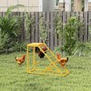 PawHut Chicken Activity Play for Healthy & Happy Animals, Chicken Coop Accessory with Chicken Perches & Hen Ladder, Chicken Coop Toy - 2 of 4
