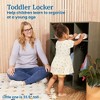 ECR4Kids Streamline 3-Section Coat Locker, Toddler Size - 3 of 4