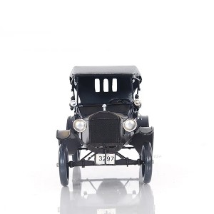 Old Modern Handicrafts 1:12 Scale Black Ford Model T – Handcrafted Iron Replica with Rolling Wheels - 1 of 4
