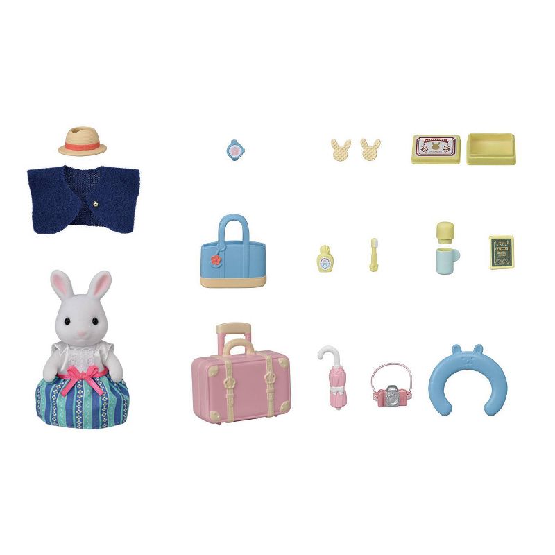 Calico Critters Weekend Travel Set Snow Rabbit Mother, 4 of 5