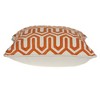 Parkland Collection,Machu Orange Throw Pillow - 3 of 4