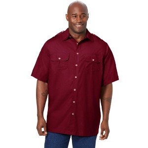 Boulder Creek by KingSize Short-Sleeve Pilot Shirt - 1 of 4