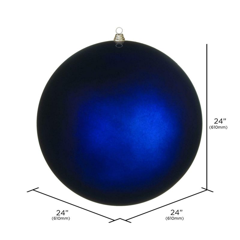 Vickerman Midnight Blue Ball Ornament, 2 of 4