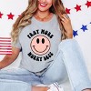 Simply Sage Market Pray More Worry Less Smiley Face Short Sleeve Tee - 3 of 4