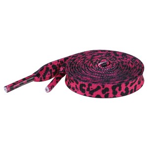 INSPIRE CHIC Leopard Print Flat Shoe Laces for Sneakers 0.31'' 1 Pair - 1 of 4