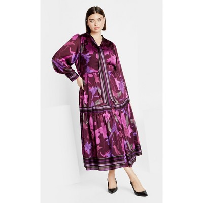 Women's Plus Size Suzanne Maxi Dress - lavish lily | CITY CHIC