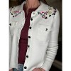 Women's Jacket With Floral Embroidery - Metric Knits - 3 of 4