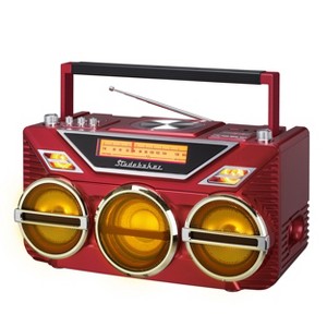 Studebaker SB2165 Portable Avanti Stereo Boombox with Bluetooth, CD, FM Stereo Analog Radio and 15W Subwoofer for High Power Bass - 1 of 4