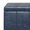 NicBex 35.6" Storage Bench Rectangle Storage Ottoman for Bedroom, Living Room, Blue - 2 of 4