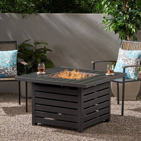 gas fire table