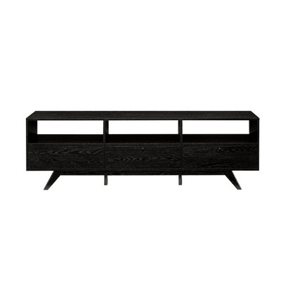 NicBex TV Stands for 60 inch TV,Entertainment Center with 3 Drawers and 3 Open Shelves,TV Console for Bedroom, Living Room, Home,Black