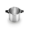 T-fal 22qt Canner & Pressure Cooker, Polished Aluminum Cookware: Stainless Steel, Locking Lid, Dishwasher-Safe Parts - 2 of 4